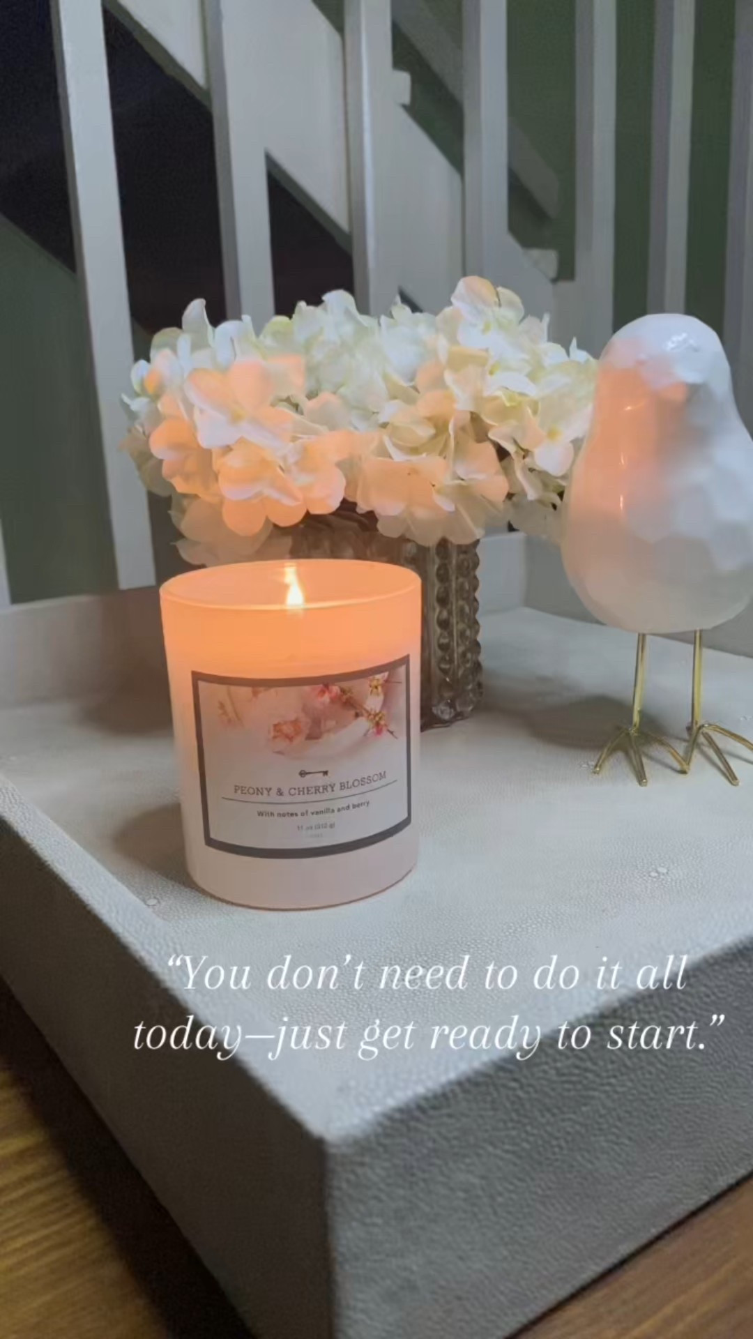 “You don’t need to do it all today—just get ready to start.”

#sundayreset #targetfinds #cozyhome #faith

#LTKdayinmylife #LTKHome #LTKmorningroutine