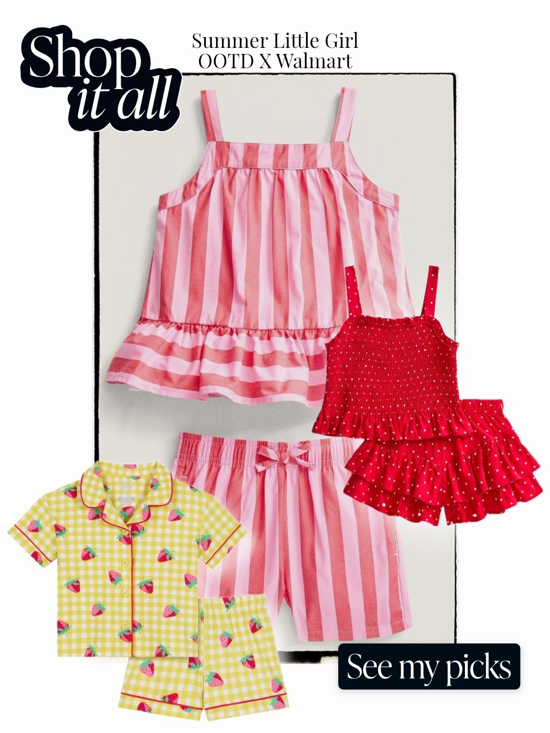 Summer Little Girl OOTD’s from Walmart! ❤️🍓☀️

#LTKSeasonal #LTKKids #LTKootd