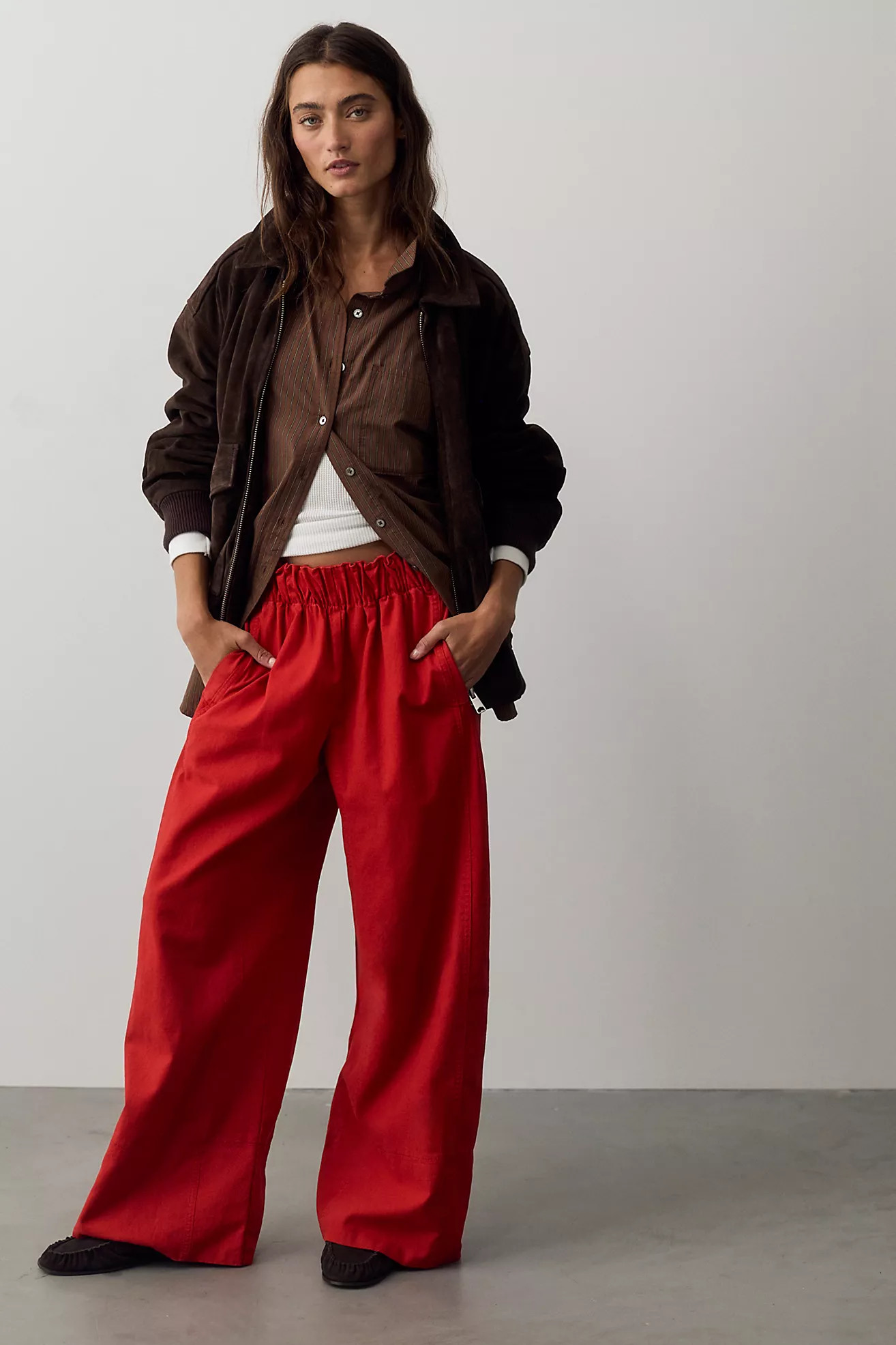 Day's End Linen Pull-On Pants | Free People (Global - UK&FR Excluded)