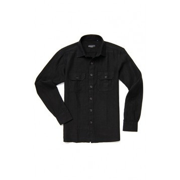 Black Linen - Overshirt | SPIER & MACKAY | SPIER & MACKAY