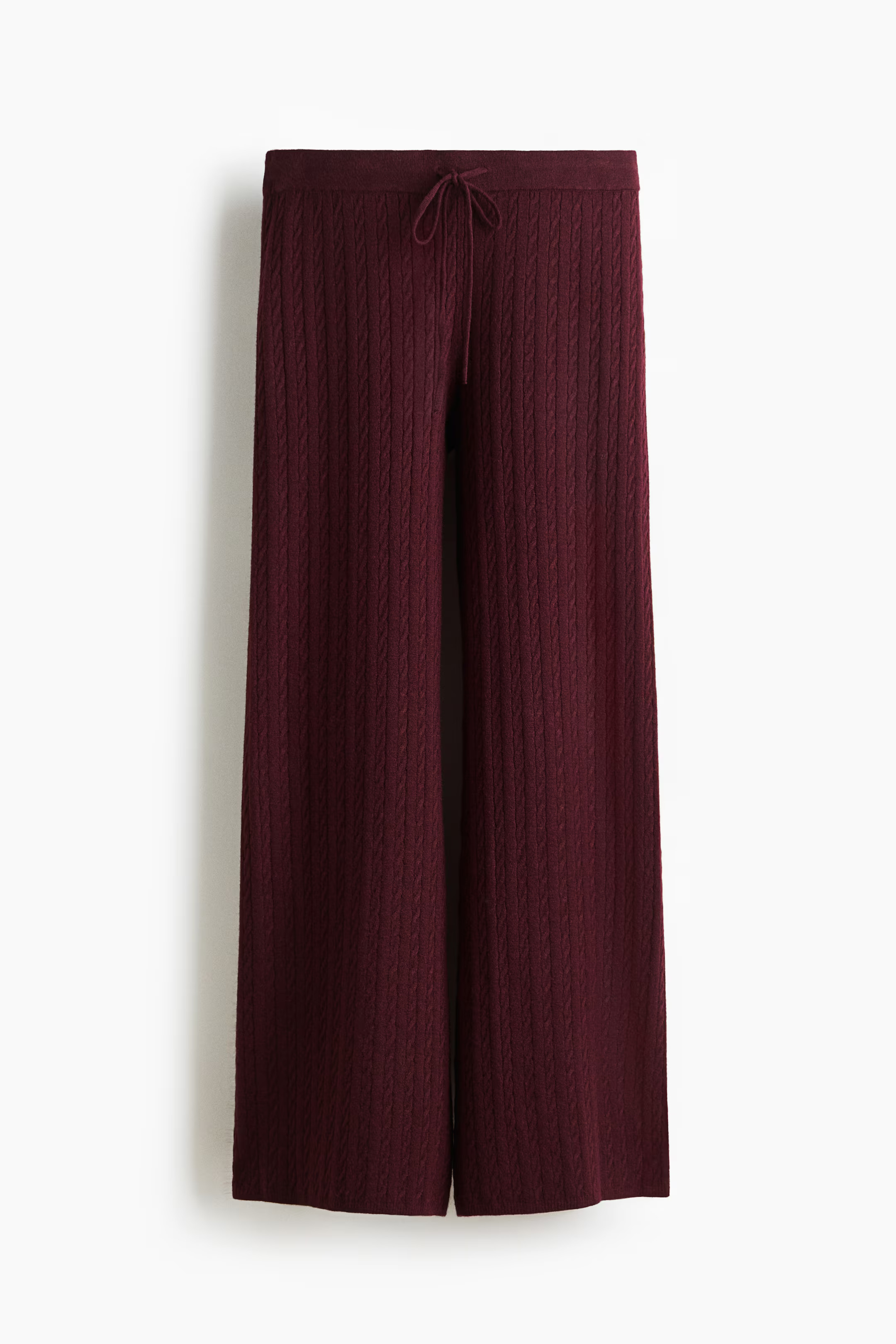 Cable-knit trousers | H&M (UK, MY, IN, SG, PH, TW, HK)