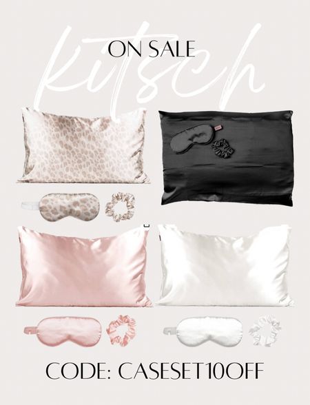 Kitsch satin pillow cases on sale with code

#LTKfindsunder50 #LTKbeauty #LTKsalealert