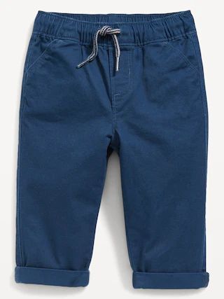 Relaxed Twill Pull-On Pants for Baby | Old Navy (US)