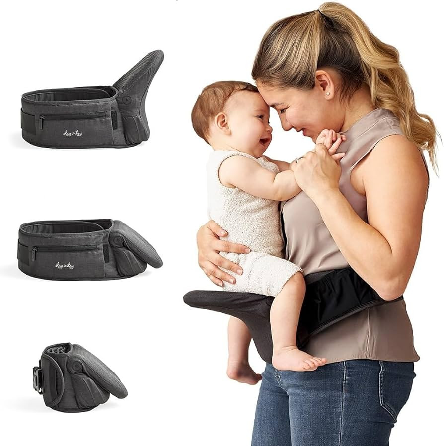 Itzy Ritzy Hip Seat Baby Carrier – Foldable 3-Position Infant & Toddler Carrier, Supports 12–... | Amazon (US)