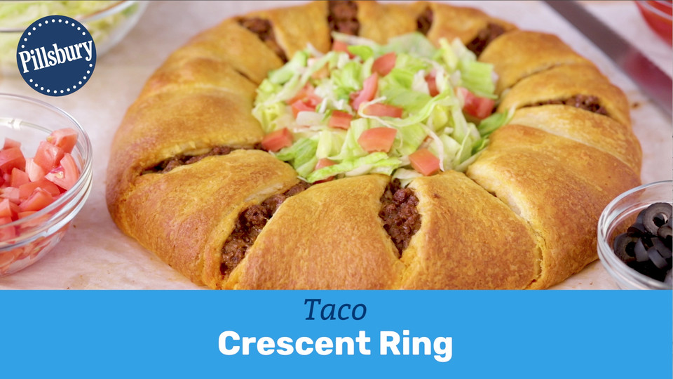 Pillsbury Crescent Rolls, Original Refrigerated Canned Pastry Dough, 2-Pack, 16 Rolls | Walmart (US)