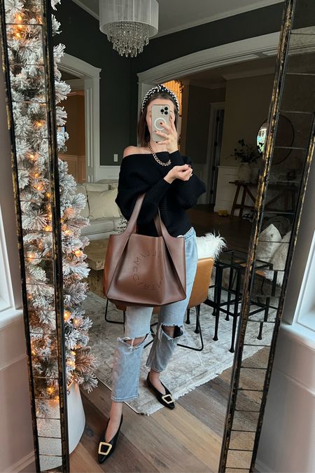 Stella McCartney // designer tote // Black Friday sale // on sale // off shoulder sweater // dolman sleeve // brown purse // brown tote // leather tote // luxe gifts // gifts under 200 // gifts for her 

#LTKHoliday #LTKCyberweek #LTKGiftGuide