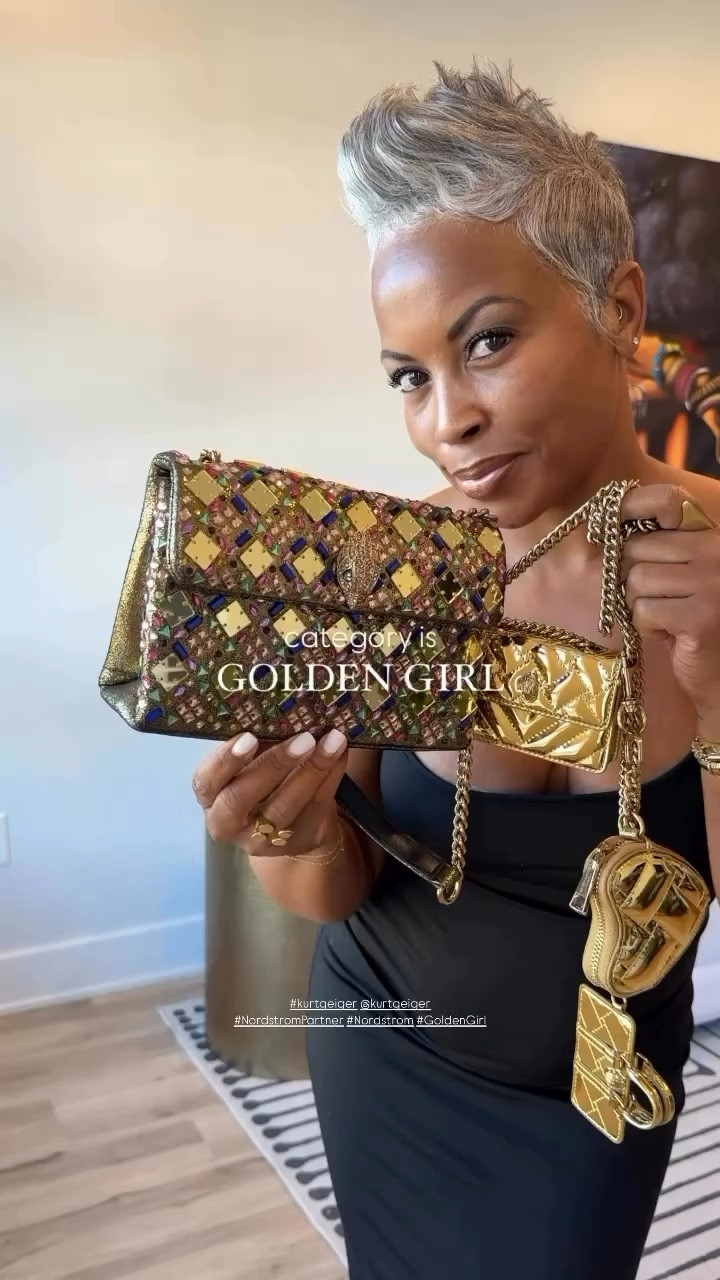 One things for certain: the lewk has been leveled! 

& we know how the holiday season can have you booked & busy. Kurt Geiger has that perfect lil somethin somethin to top off all your looks. 

✔️holiday party
✔️gift exchange
✔️holiday brunch
✔️holiday pics 
✔️dinner with friends

@KurtGeiger got you covered!

Shop the GOLD holiday collection at Nordys y’all!!! AKA @Nordstrom !Baaaby the collection is givin 🤌🏾✨

Side note: these platform shoes had everyone in a chokehold at the holiday party. aaaand the baaag stole the show! She’s a moment all by herself.

#kurtgeiger #NordstromPartner #Nordstrom #GoldenGirl
