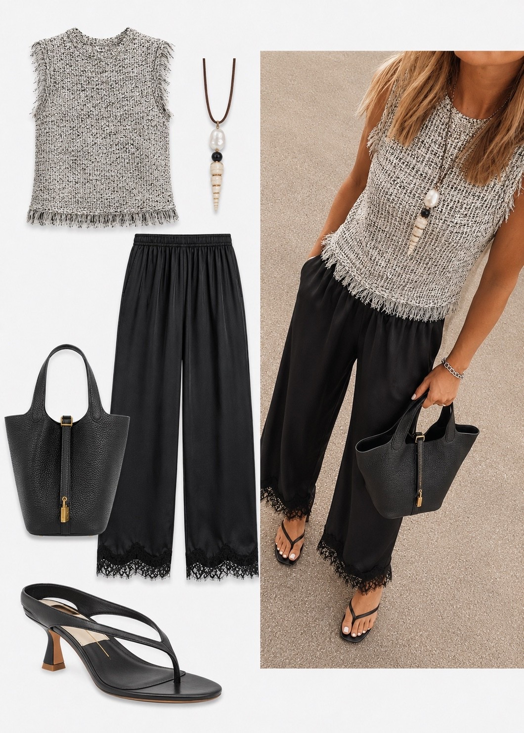 Summer outfit for a coffee meeting