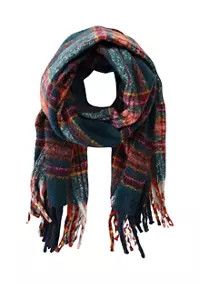 Marcus Adler Plaid Noodle Scarf | Belk