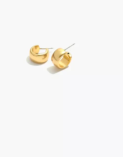 Chunky Mini Hoop Earrings | Madewell