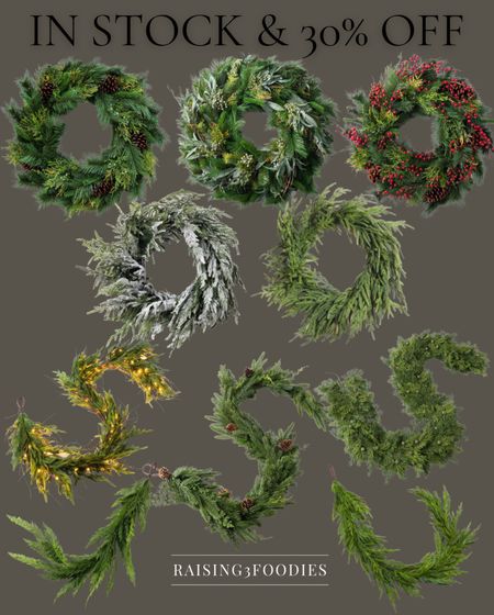 Christmas Holiday Greenery is 30% off!!!  I love these lush looks from Darby Creek!  These are designer quality items and they are selling FAST!  Take advantage of the Black Friday sale prices! 


Home decor, greenery, garland wreaths

#LTKSeasonal #LTKCyberWeek #LTKHoliday
