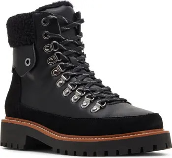 Natasia Faux Shearling Cuff Waterproof Boot (Women) | Nordstrom