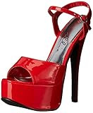 Ellie Shoes Women's 652-JULIET, Red, 8 B US | Amazon (US)