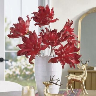 Merlot Floral Stem, Set of Three | Grandin Road
