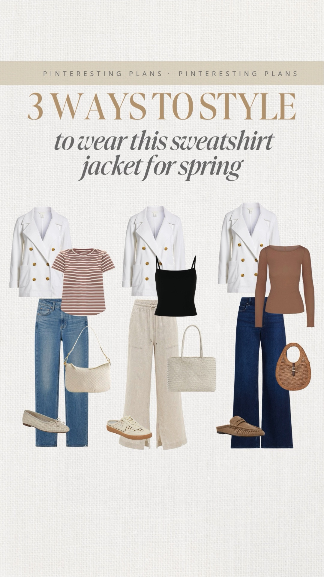 Three ways to sell a sweatshirt to jacket for spring 🙌🏻🙌🏻

#LTKmomlife #LTKSeasonal #LTKWorkwear