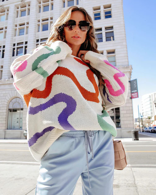 Masterpiece Knit Sweater - Cream | VICI