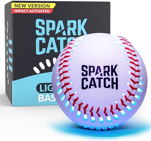 SPARK CATCH Light Up Baseball, Glow in The Dark Baseball, Sports Gear Accessories Gifts for Boys ... | Amazon (US)