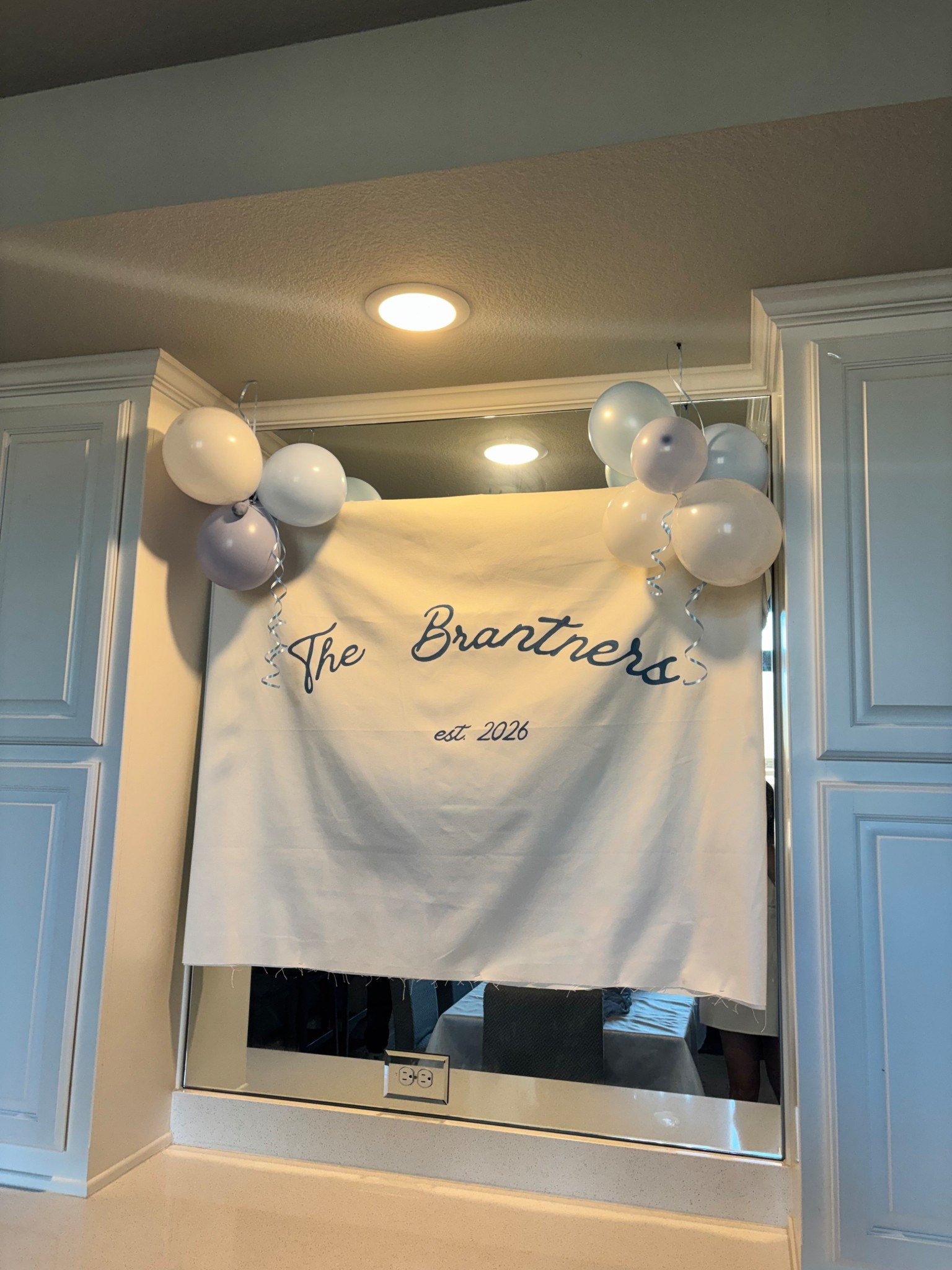 DIY Banner! 💍✨ 

Order a 6x9 FT canvas drop cloth, and start your project!! 

We first printed our design on printer paper. Next, we traced ontop with a sharpee to bleed through. From there, we painted over our freshly traced design and created this gorgeous tapestry! 

Canvas drop link below! ￼

#LTKFestival #LTKWedding #LTKdayinmylife