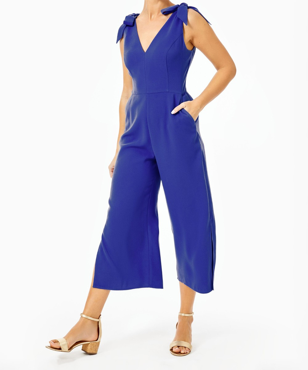 Lilly Pulitzer Women's Jumpsuits CORSICA - Corsica Blue Danni Jumpsuit - Women | Zulily