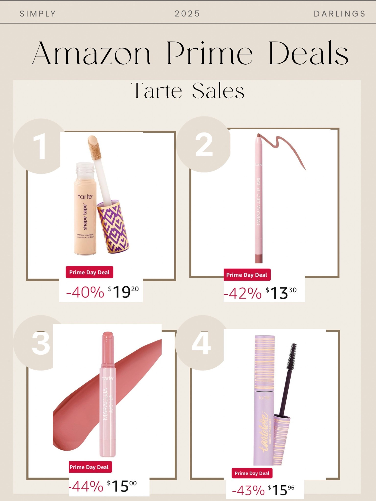 Amazon prime day deals on some of my fav makeup! That lip liner is a repurchase every time! 