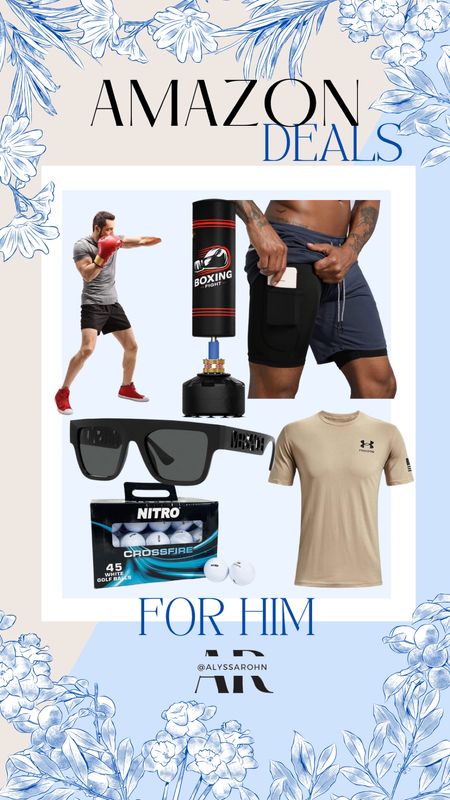 Amazon deals- items for men. Workout gear. Workout clothing. Sunglasses. Golf balls 

#LTKmens #LTKActive #LTKsalealert