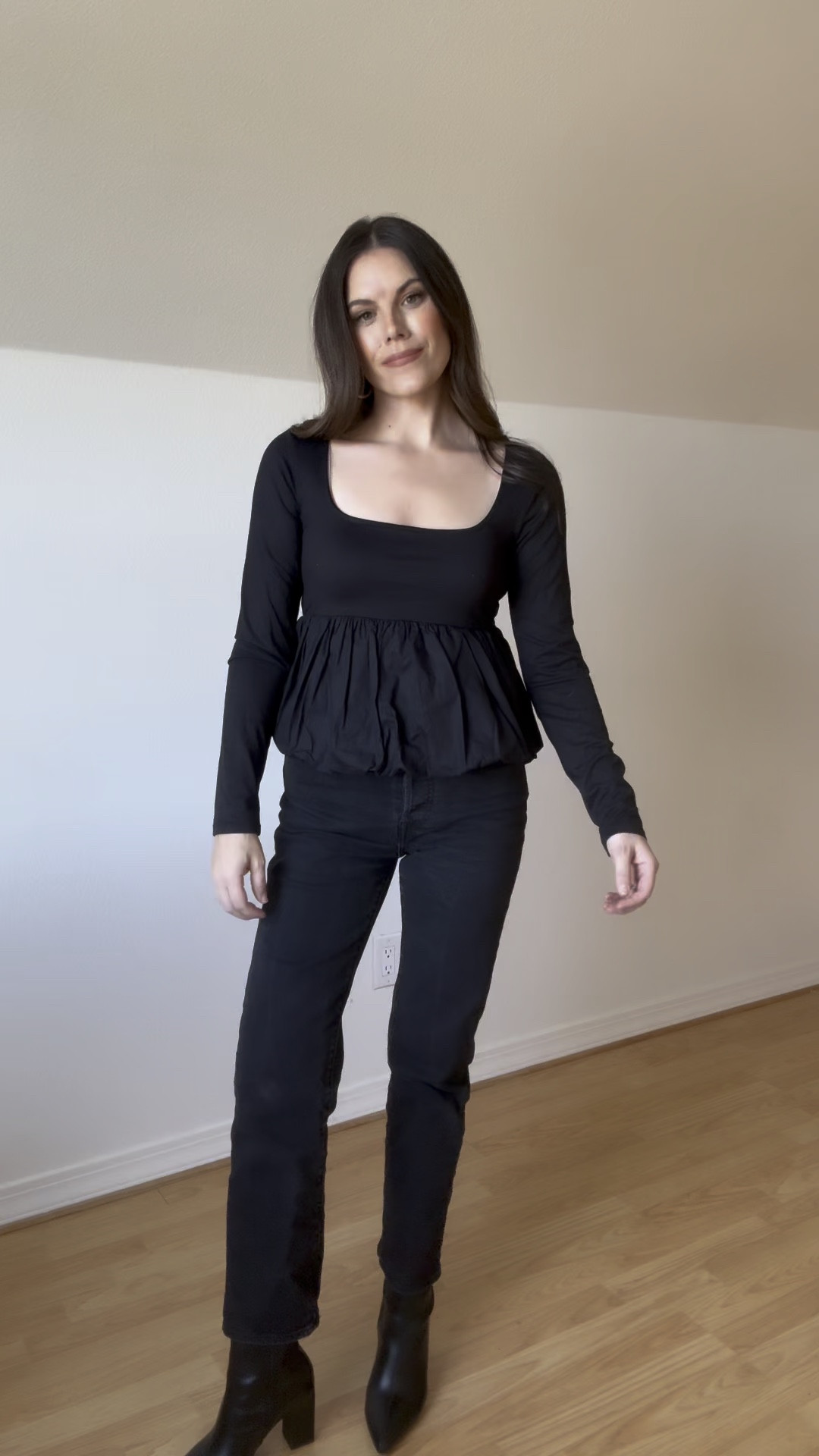 Bubble top is finally online! Comes in white & pink too! Pink would be cute for Valentine’s Day! Wearing a medium 

#LTKOver40 #LTKWorkwear #LTKFindsUnder50