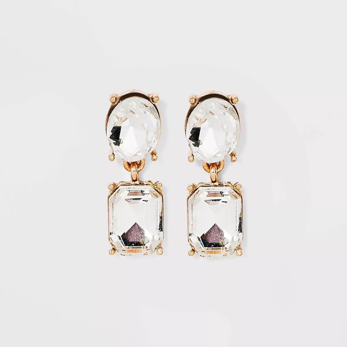 SUGARFIX by BaubleBar Mixed Stone Drop Earrings - Gold | Target