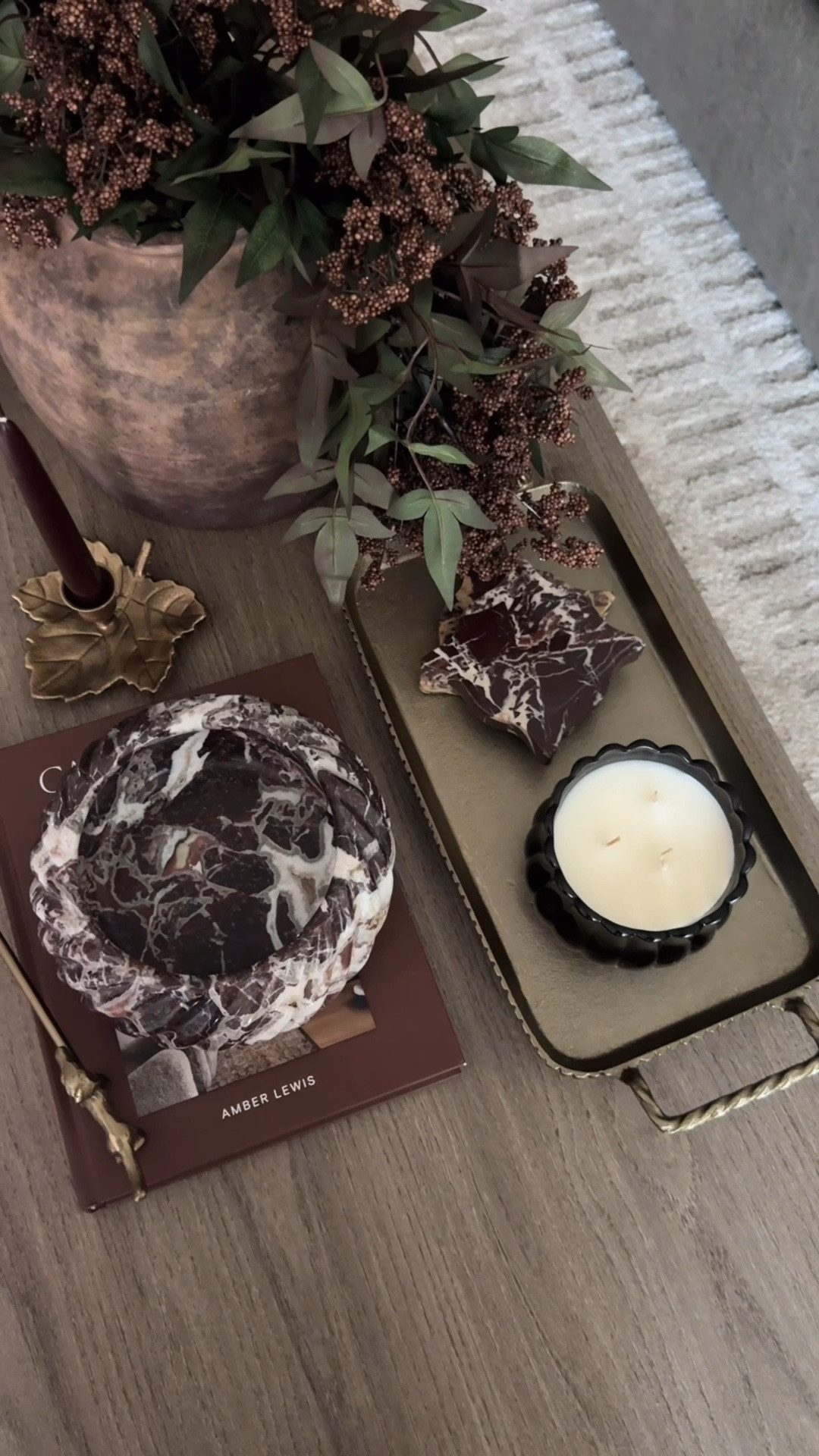 Coffee table styling | living room decor | moody living room

#LTKHome #LTKSeasonal