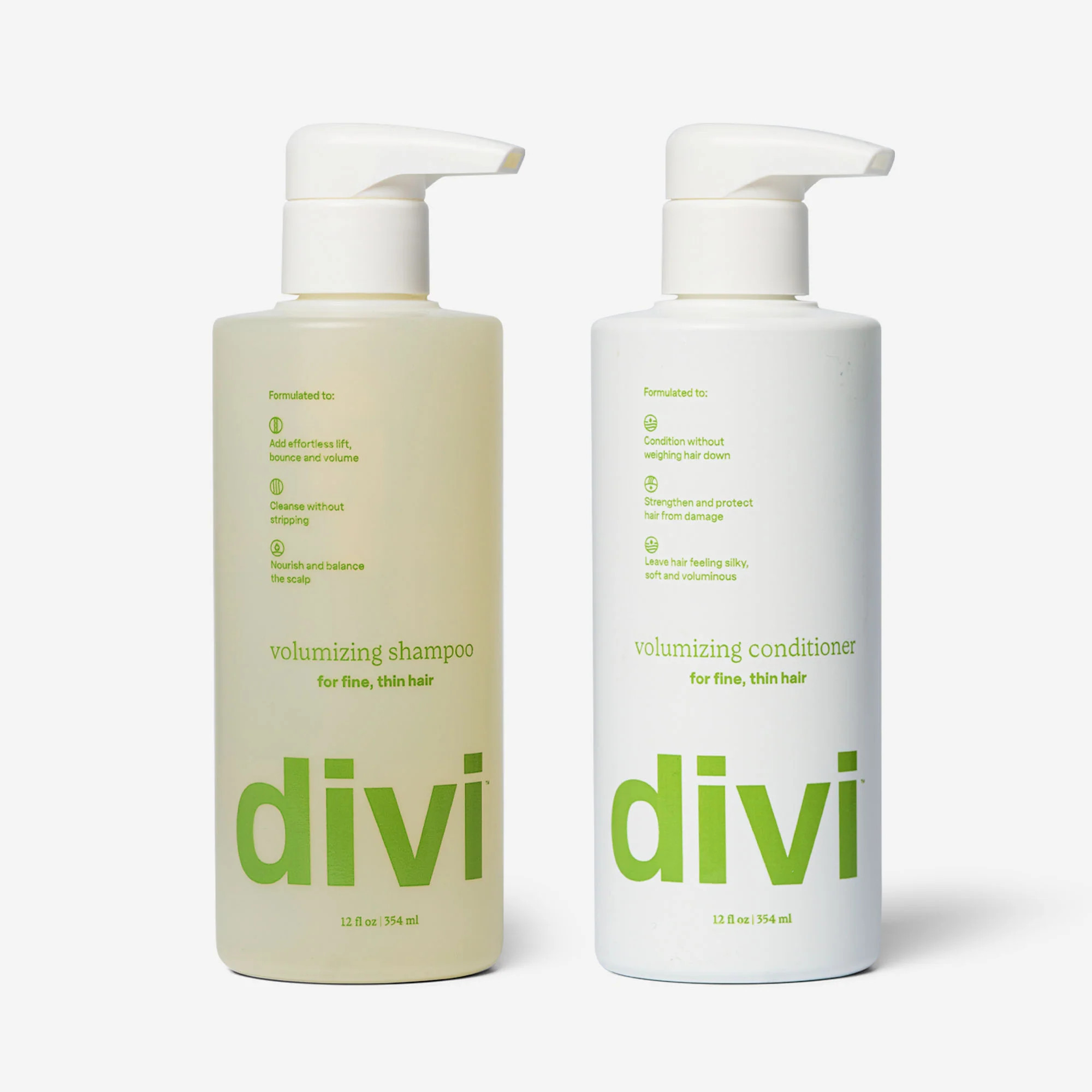 Divi Volumizing Shampoo & Conditioner | Volumize Fine, Thin Hair | Divi Official