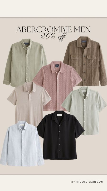 Last day for 20% off Abercrombie men shirts

#LTKSeasonal #LTKmens #LTKsalealert