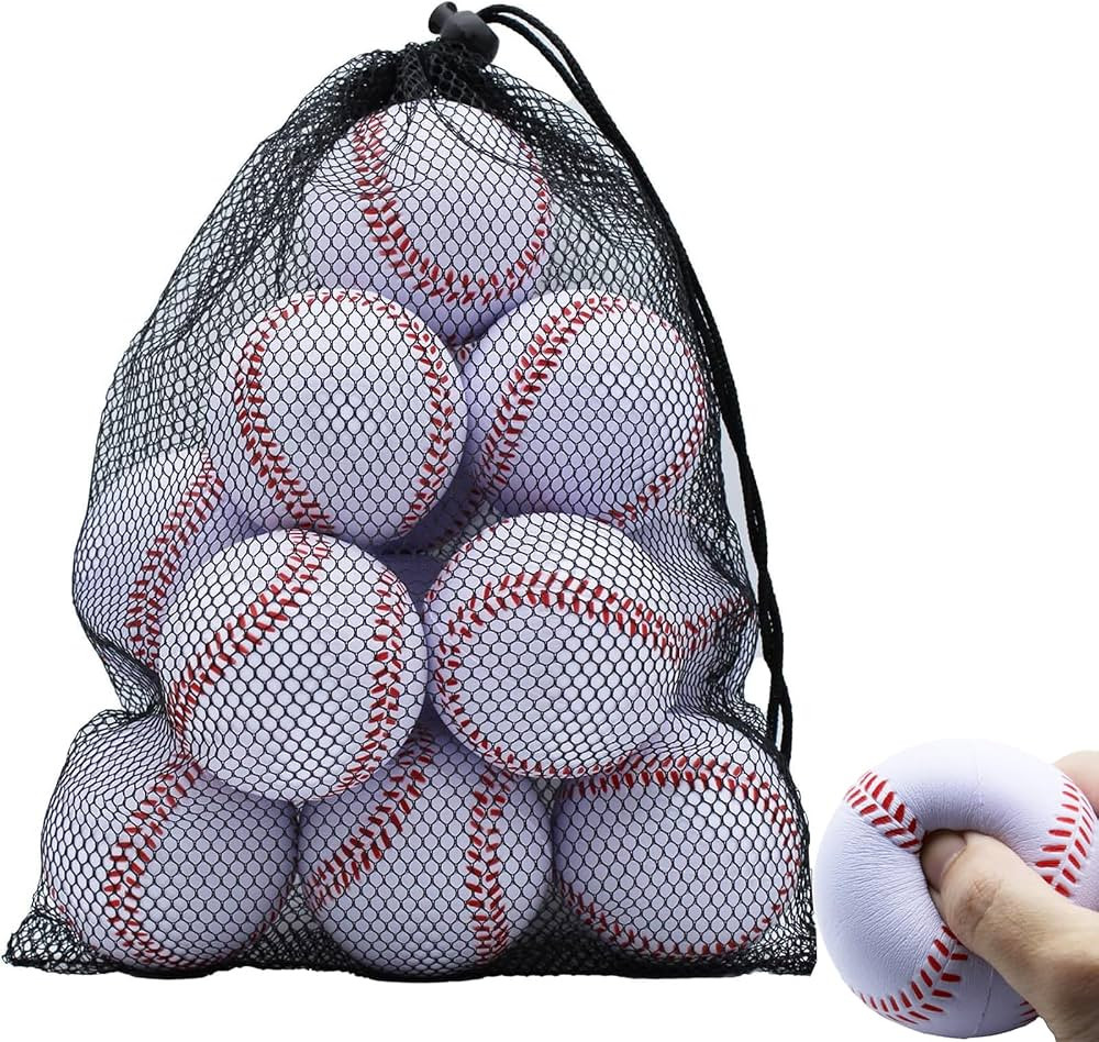 Magicorange Baseball, Foam Baseball Practice Training Baseballs Unmarked Baseball Soft Toss, Batt... | Amazon (US)