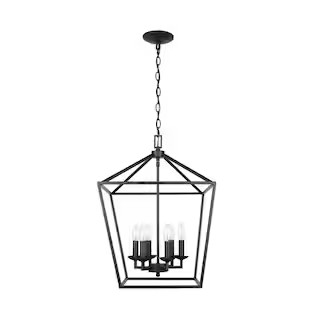 Home Decorators Collection Weyburn 6-Light Bronze Caged Chandelier 66201 - The Home Depot | The Home Depot