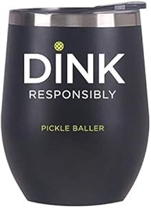 Super Fly Goods Pickle Ball Dink Responsibly pickleball Lovers Stemless Wine Tumbler Gift for Men... | Amazon (US)