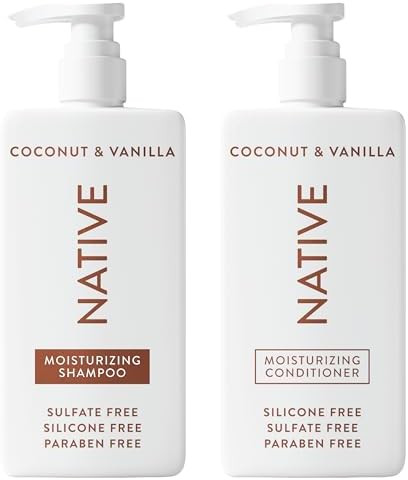 Native Coconut & Vanilla Shampoo and Conditioner Contain Naturally Derived Ingredients | All Hair... | Amazon (US)
