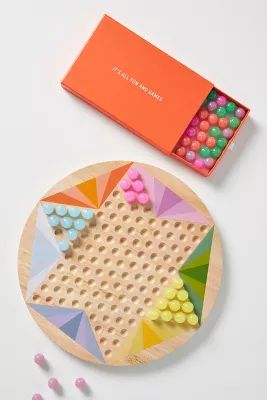 Colorplay Chinese Checkers Game | Anthropologie (US)