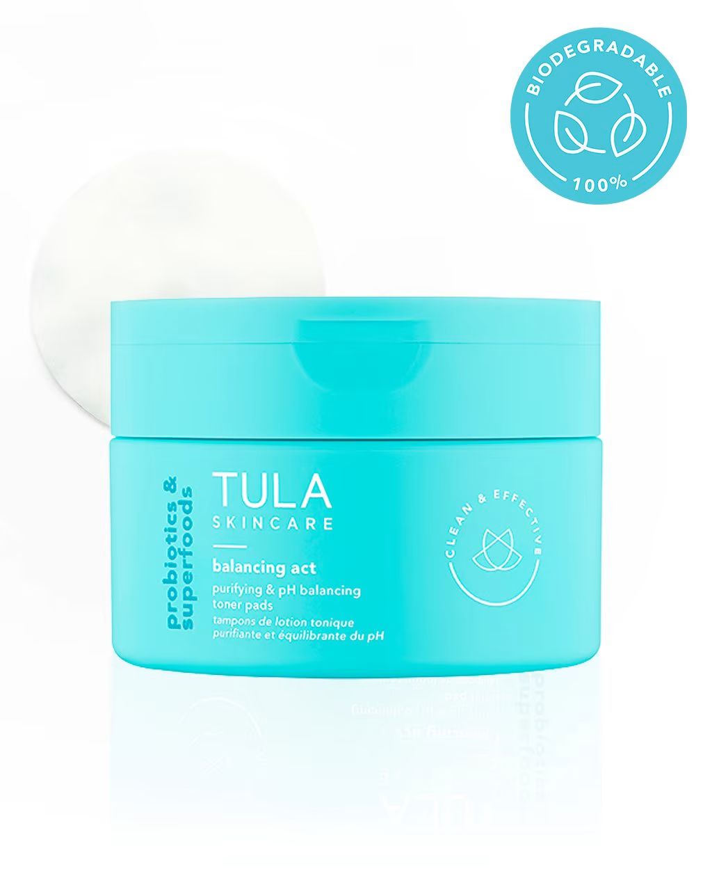 Balancing Act Purifying & pH Balancing Toner Pads | TULA Skincare | Tula Skincare