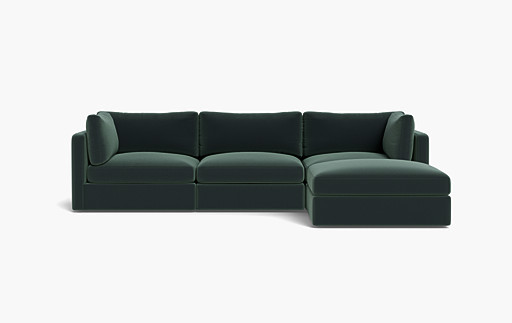 James 3-Seat  Chaise Sectional | Interior Define