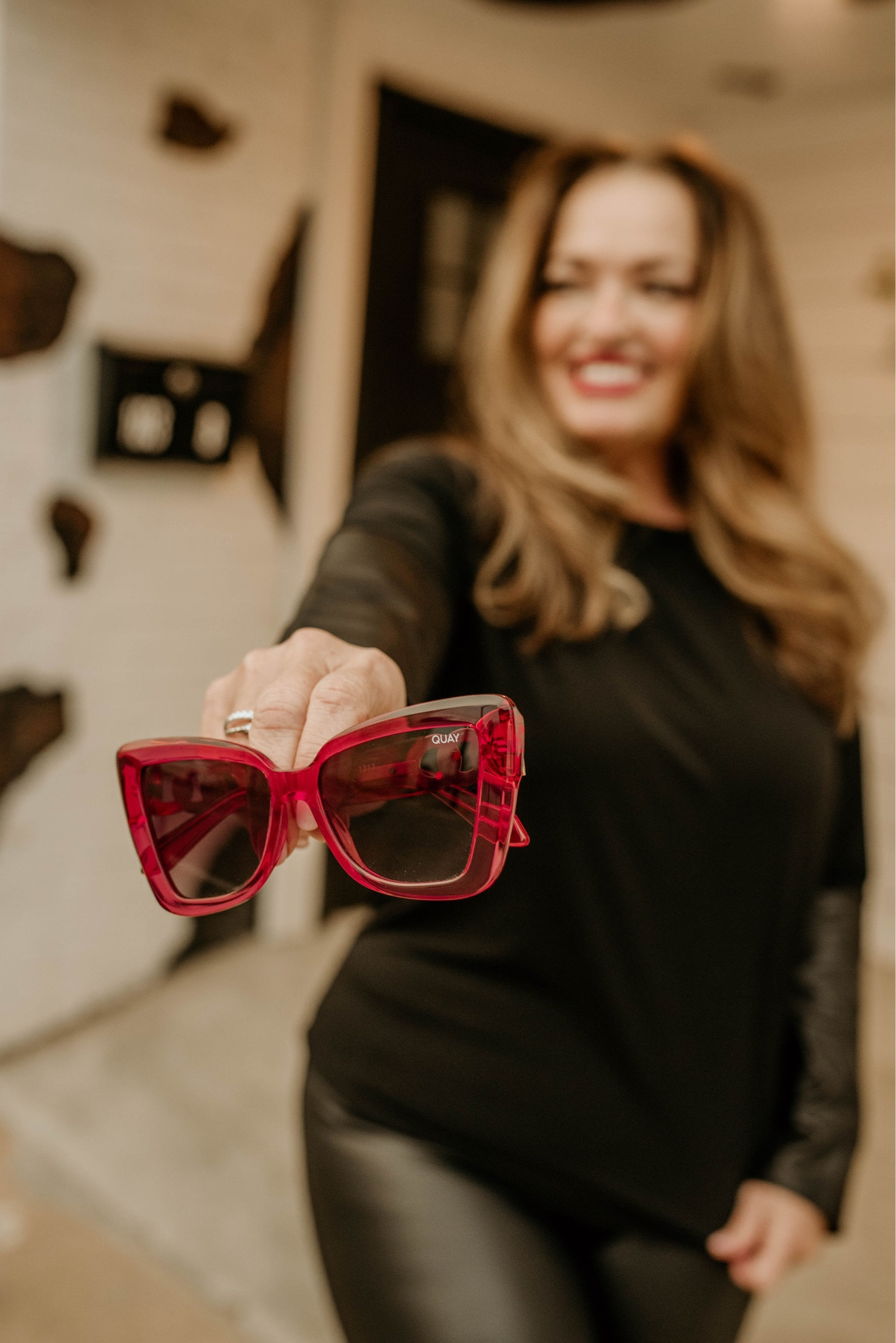 Sunglasses, They do more than protect our eyes from the Sun. They can look oh so chic and mysterious. I love my collection. I also enjoy making them add a special finishing touch to my look of the day.
I have a riding pair that is super light and protective while I drive through western North Carolina.


This pair is super fun with a cat eye frame and a hot pink 💓 frame..

I will link all my favorite for you. Fro super affordable to luxury eye wear.
What are your favorite brands?

#LTKstyletip #LTKbeauty #LTKunder50