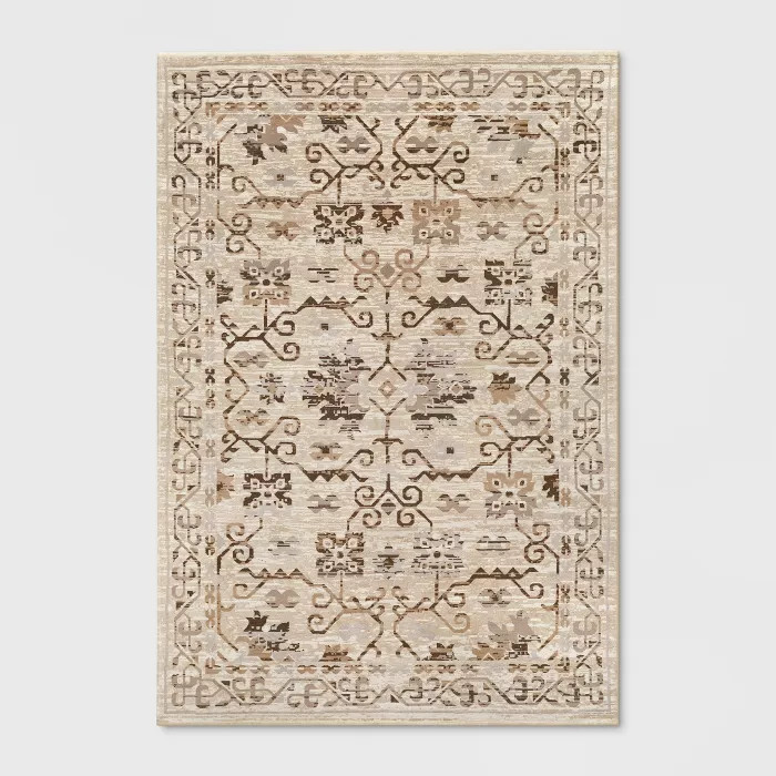 Neutral Tapestry Woven Area Rug - Threshold™ | Target