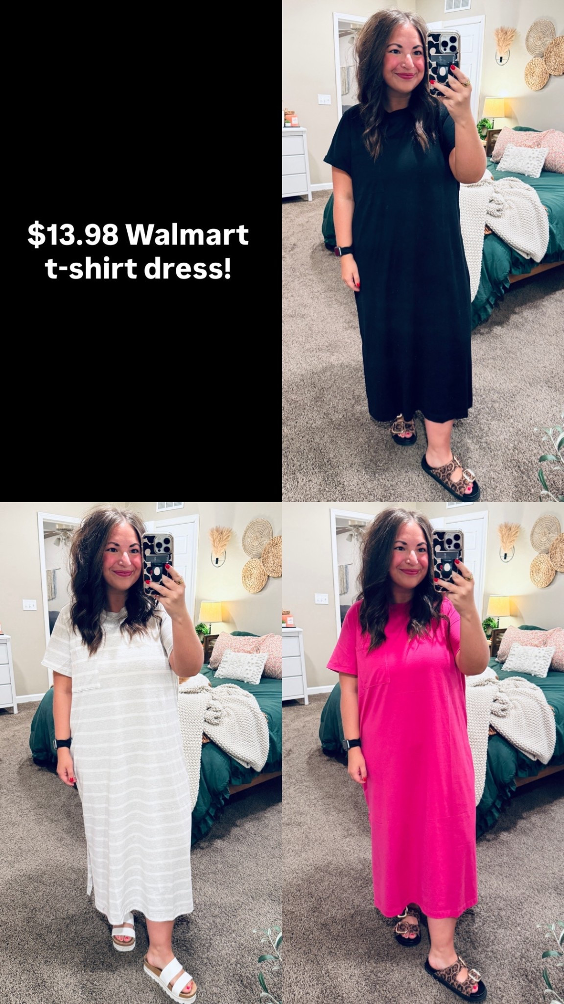 $13.98 Walmart t-shirt dress!