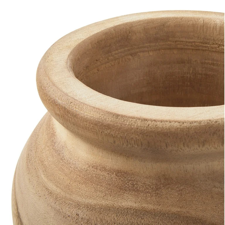 Better Homes & Gardens Natural Wood Vase by Dave and Jenny Marrs, 7" | Walmart (US)