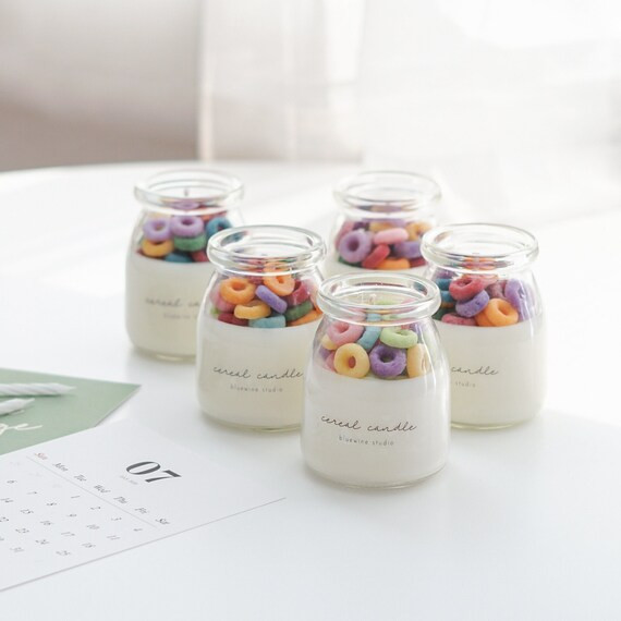 Cereal Candle  Fruit Loops Cute Fun Scented Candle Dessert | Etsy Canada | Etsy (CAD)