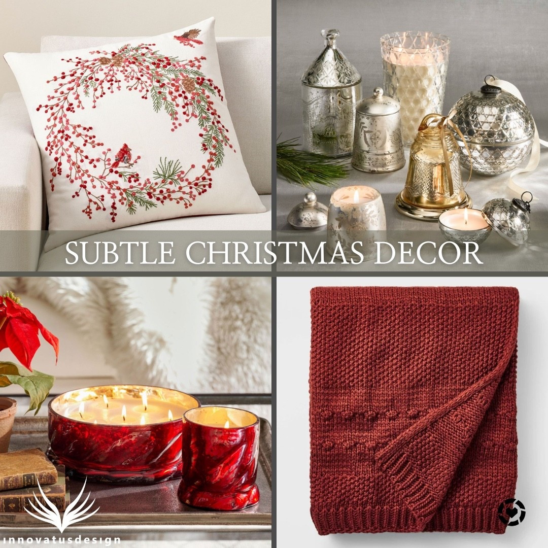 Add Subtle Christmas Decor to your home this Winter, with soft red tones and scented candles to set the ambience. Christmas decorating made easier with this subtle collection of Christmas decor  

#LTKHome #LTKHoliday #LTKSeasonal