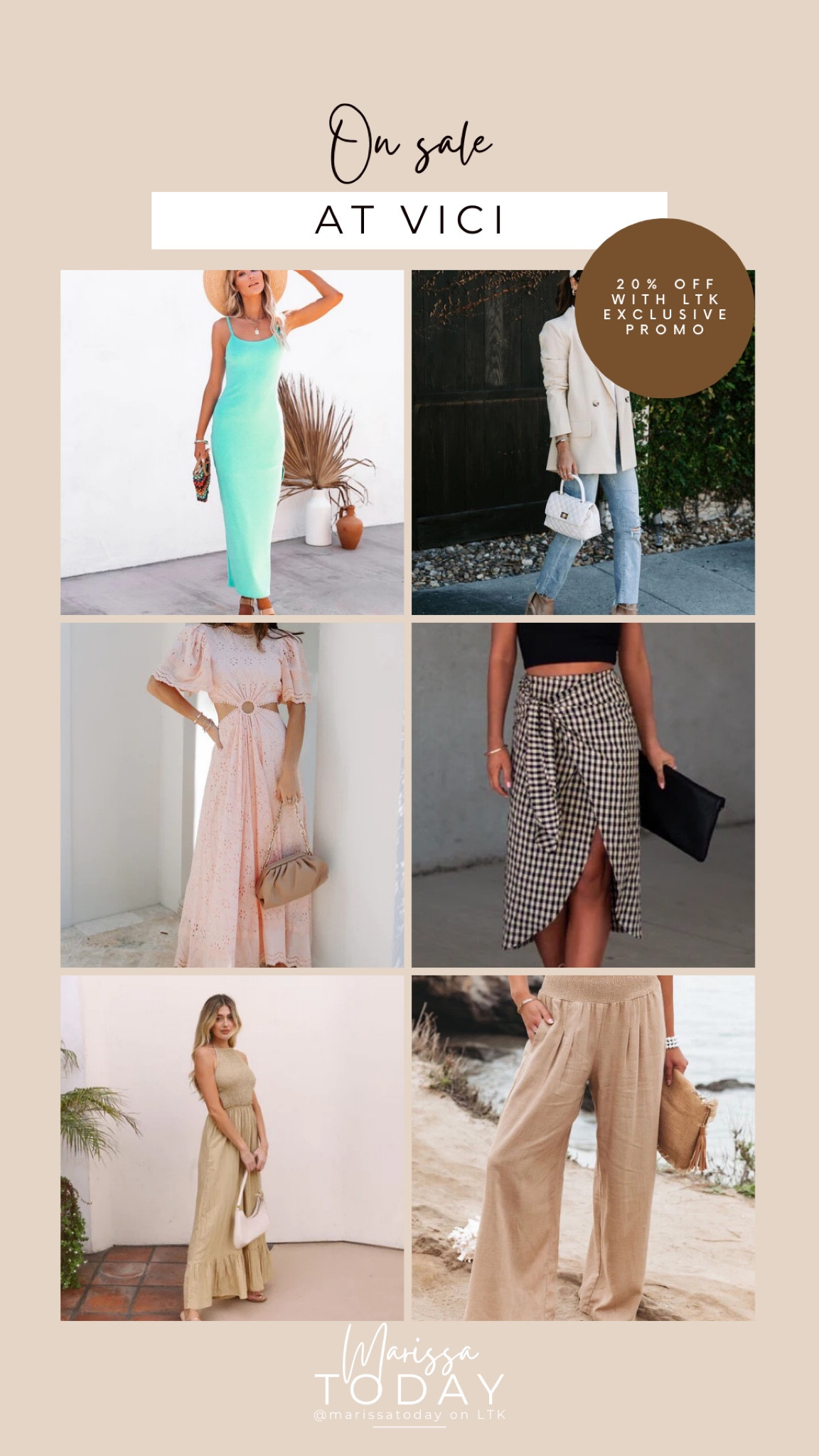 LTK exclusive sale for 20% off VICI

#LTKsalealert #LTKSale #LTKFind