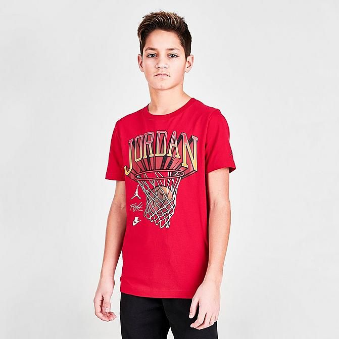 Boys' Jordan Hoops Style T-Shirt | Finish Line (US)
