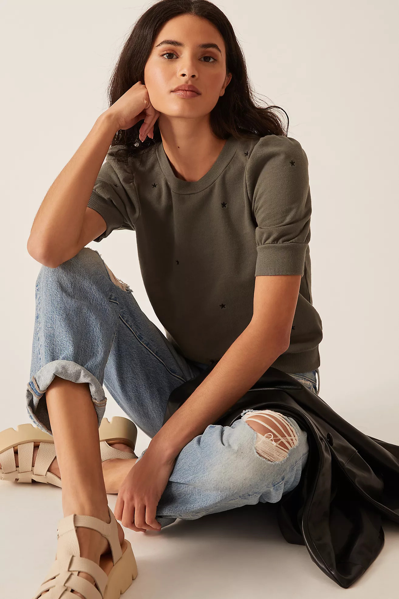 T.La Puff-Sleeved Pullover | Anthropologie (US)