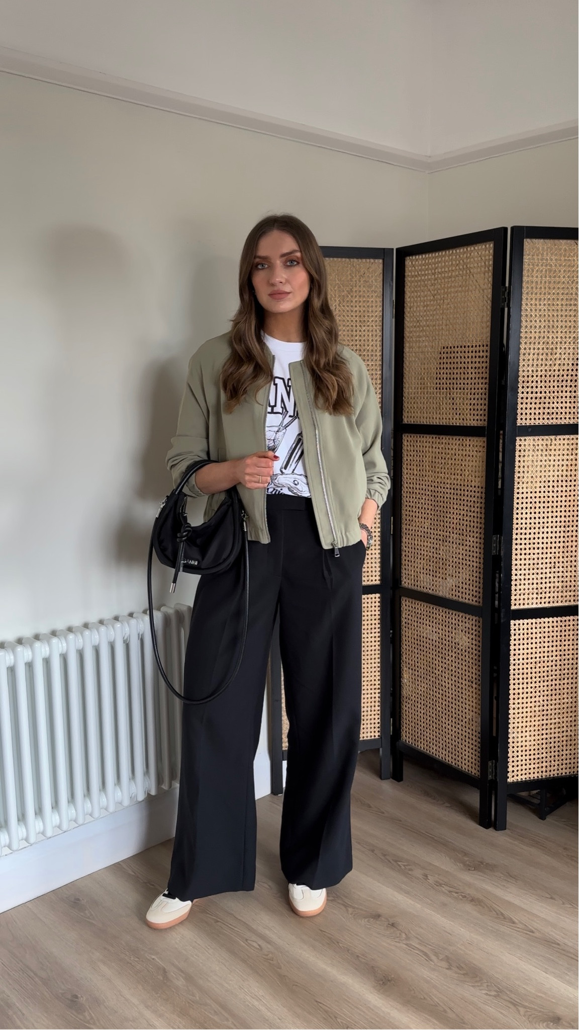 Five outfits I can’t wait to wear in Spring 

Wearing…

Size 12 in the New Look light khaki green bomber jacket, I sized up and I’m glad I did as I love the fit of this so if you don’t want it too snug I would definitely size up

Medium in the Ganni t-shirt 
This runs very very big, definitely size down

27 Reg in the Abercrombie harper tailored black wide leg trousers
I’m 5ft 6

Adidas Samba Trainers

Ganni black knot bag 






Casual outfit
Everyday outfit
Spring outfit
Capsule wardrobe 
Wardrobe staples 

#LTKSeasonal #LTKeurope #LTKstyletip