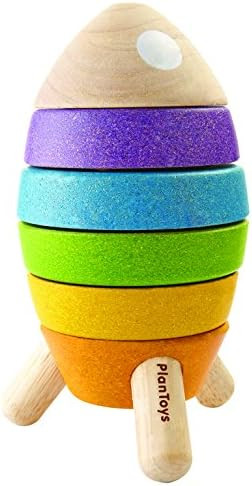 PlanToys Stacking Rocket with Astronaut (5694) | Amazon (US)