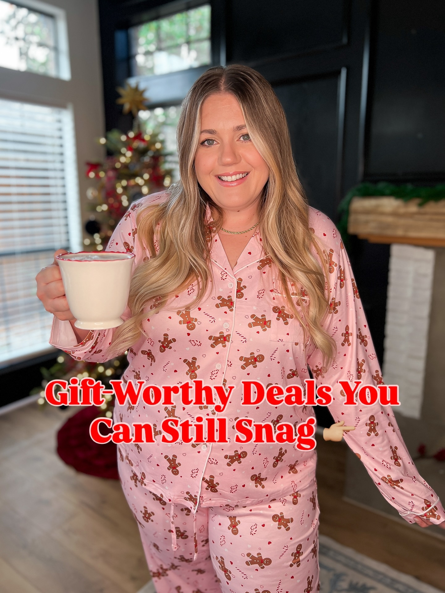 Still shopping this week? 🎁✨ I rounded up a mix of the best deals I actually own — from cozy holiday PJs and festive outfits to my go-to gift ideas that make perfect presents. Everything is still on sale, and these are the pieces I genuinely use, wear, and love.

Swipe through to shop all the deals, save this for later, comment ‘SHOP’ for the links and grab your last-minute gifts while they’re still marked down! 🎄💗

holiday deals, gift ideas for her, affordable gift guides, cozy Christmas pajamas, pink gingerbread pajamas, holiday sale finds, last-minute gifts, items I own and love, best gifts 2024, Amazon deals, home favorites on sale, cozy winter essentials, Christmas gift inspiration, budget-friendly gifts, holiday shopping roundup, stocking stuffer ideas, midsize fashion, comfy loungewear, festive home finds, trending gifts for women 

#ltksalealert #ltkholiday #giftideasforher #giftforsister #giftformom