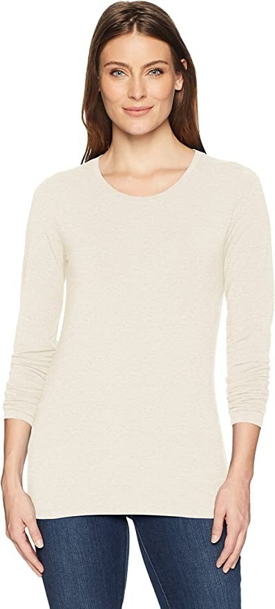 Amazon Essentials Women's Classic-Fit Long-Sleeve Crewneck T-Shirt (Available in Plus Size) | Amazon (US)